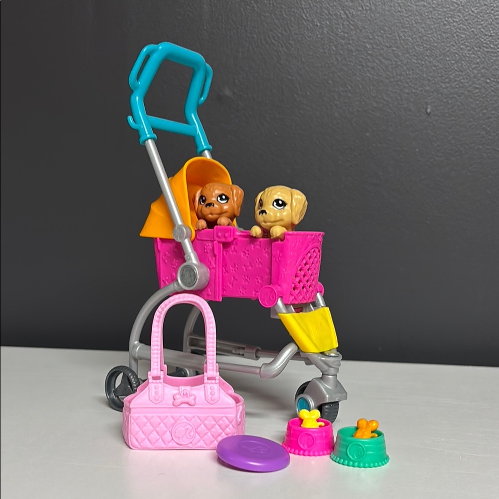 Barbie Pet Stroller Playset